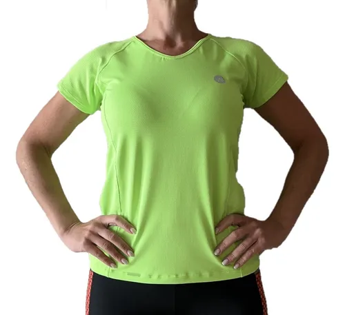 Remera Deportiva De Dry Fit, Manga Corta, Para Mujer!