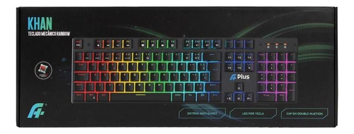 Teclado Mecânico Gamer Aplustech Khan Software Outemu Red