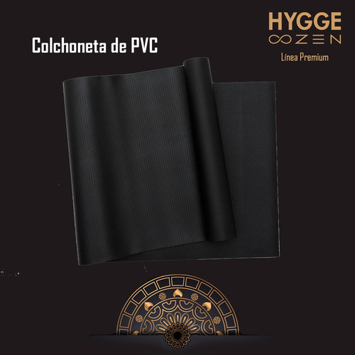 Imagen 5 de 10 de Mat Yoga Colchoneta Pilates Pvc Alta Densidad C/correa