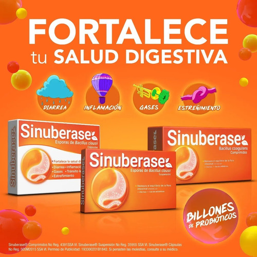 Sinuberase Comprimidos Con 48