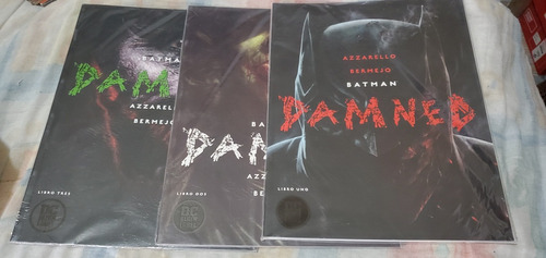 Batman Damned Completa 3 Tomos Black Label