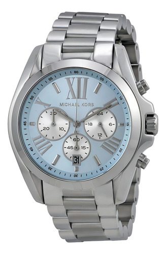 Relógio Feminino Mk6099 Bradshaw Quartz 100m Prata