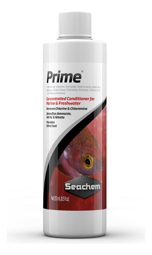 Acondicionador De Agua Para Acuarios Prime 500ml Seachem