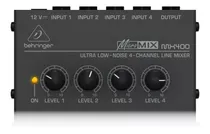 Comprar Micro Mixer Behringer Mx400 Mezclador De 4 Canales