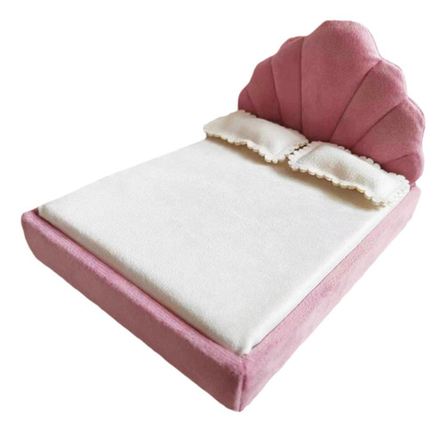 1:12 Cama De Madeira Em Miniatura Móveis Para Quarto Diy
