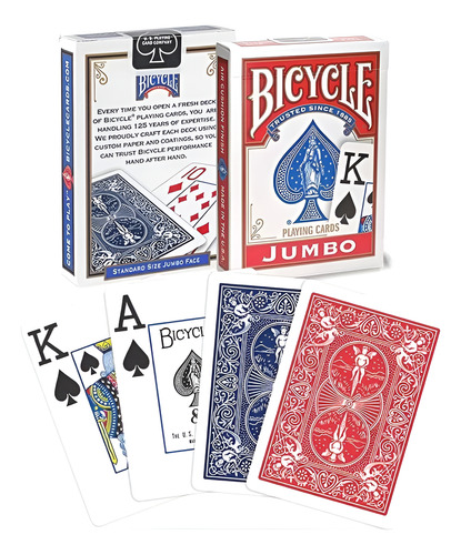 Juego De Mesa Set Bingo Foil Y Baraja Bicycle Jumbo