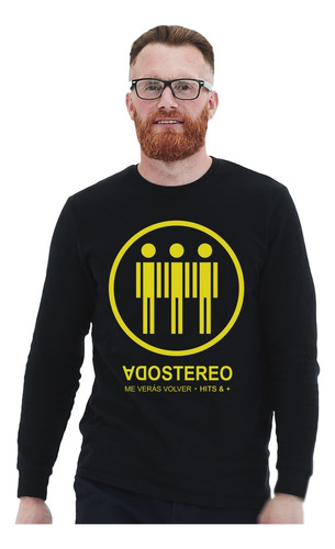 Polera Ml Soda Stereo Me Veras Volver Pop Impresión Directa