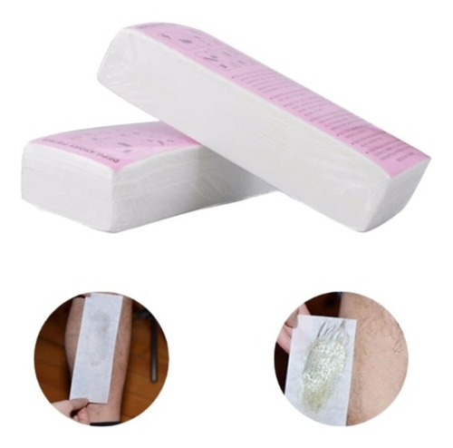 Imagen 4 de 6 de Kit Depilación 6 Ceras 300 Bandas Crema Aclarante Lonchera T