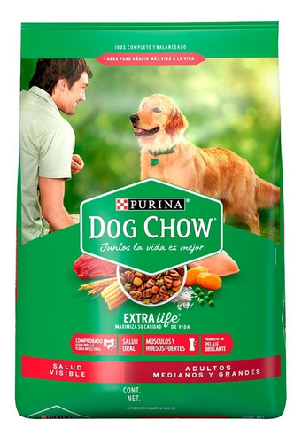 Dog Chow Croquetas Adulto Razas Medianas Y Grandes 4 Kg