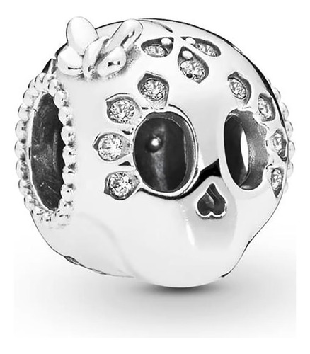 Charm Calavera Mexico 100% Plata S925 Compatible