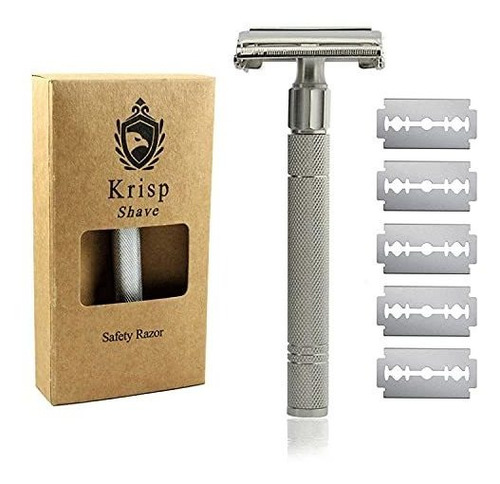 Krisp Belleza Largo Manejado Doble Filo Seguridad De Q6hmz