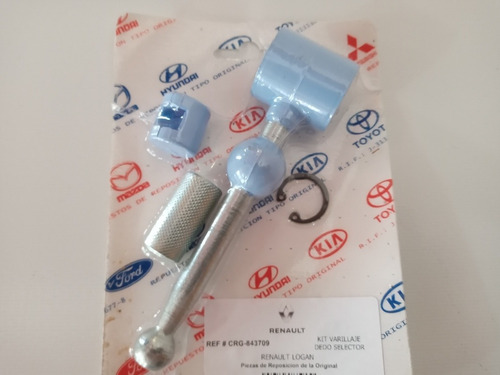 Imagen 7 de 7 de Kit Dedo Selector Varillaje Con Buje Renault Logan Sandero