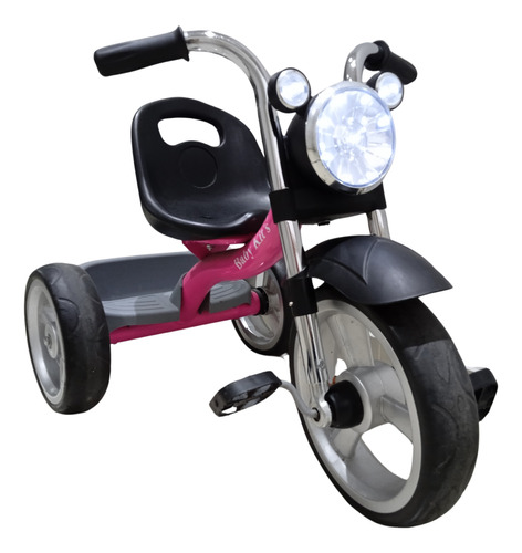 Triciclo Chavito Musical Para Niños Color Rosa Poco Uso 