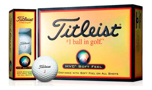 Bolas De Golfe  Titleist Hvc Soft Feel  Caixa C/ 12 Unid.