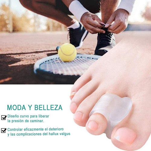 Generic Conjunto De 10 Piezas Separador De Dedos Pies, De