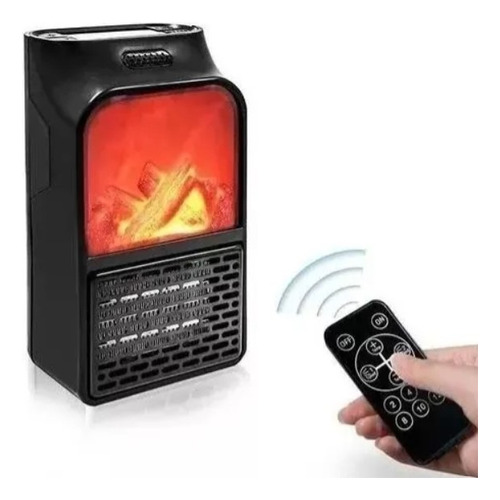 Calentador Portatil De Ambiente Tipo Chimenea Handy Heater