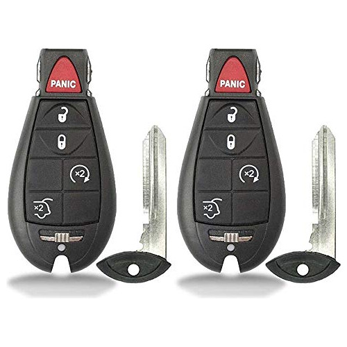 2 New Keyless Entry 5 Buttons Remote Start Car Key Fob ...