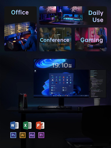 Mini Pc Amd Ryzen 5 5600u 16 Gb Ddr4 Ram 512 Gb Windows 11