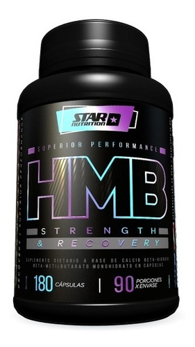 Hmb X 180 Cápsulas (90 Servicios) - Star Nutrition