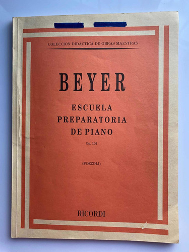 Imagen 1 de 2 de Breyer Escuela Preparatoria De Piano Pozzoli