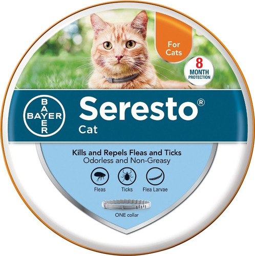 Seresto - Repelente De Insectos Para Gatos, Ajustable, Antip
