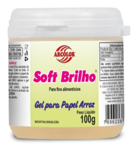Soft Brilho 100 G Arcolor 
