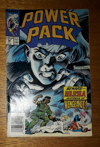 Cómic Power Pack Volumen 1 N°38 Julio De 1988 Inglés