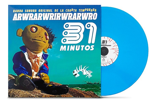 31 Minutos - Arwrarwrirwrarwro Vinilo Lp Celeste Nuevo