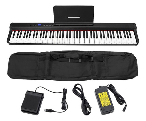 Piano Eléctrico 88 Teclas Ponderadas Bluetooth Midi 36 Tonos