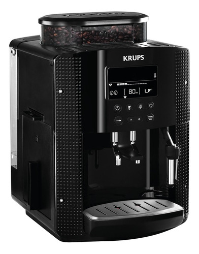 Cafetera Superautomática Krups Essential, Digital, Espumador De Leche, Negra