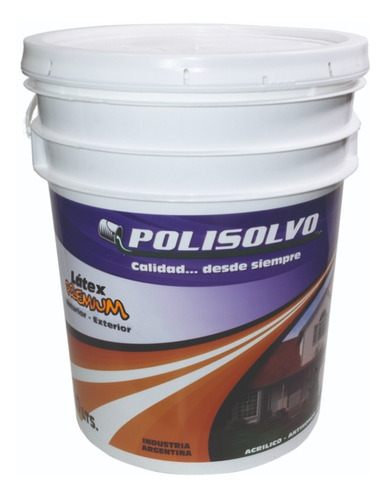 Latex Interior/exterior Blanco Premium Polisolvo 20 Litros