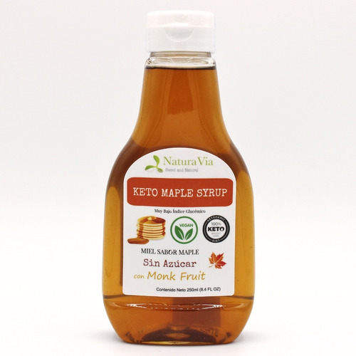 Jarabe Sabor Maple Keto Sugar-free (requiere Refrigeración)