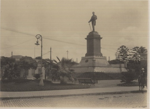 Montevideo Antiguo Plaza Suárez Año 1910 - Lámina 45x30 Cm.