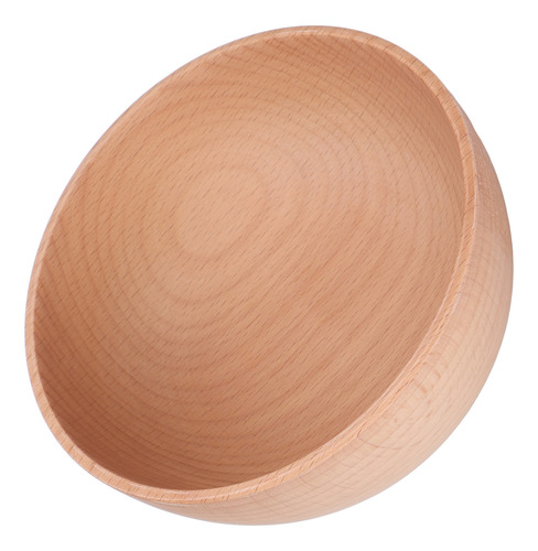 Cuenco Redondo De Madera De Haya Para Uso Doméstico Para Ser