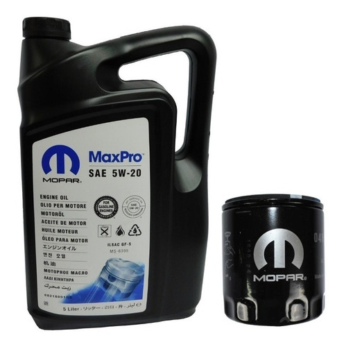 Imagen 1 de 3 de Kit Cambio Aceite Original Mopar Dodge Journey 2.4 2009-2019