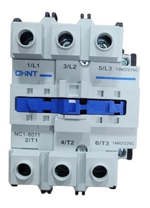 Contactor Chint 80 Amperios, Nc1-8010 110/220 Vac