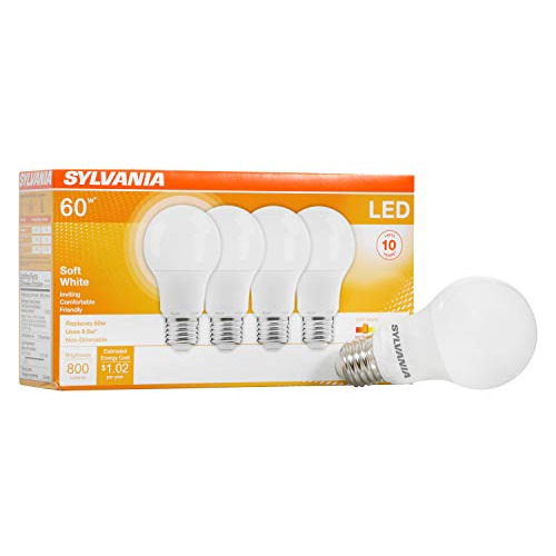 Bombilla De Luz Led Sylvania A19, Equivalente De 60w, E...