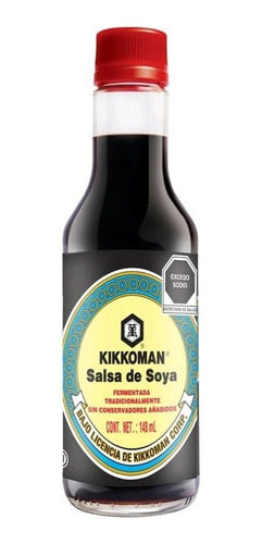 Salsa De Soya Fermentada Kikkoman 148ml 