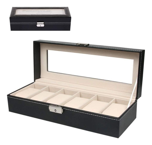 Caja Organizadora Relojes Caja Guardar Reloj Caja 6 Espacios Adkar Shop