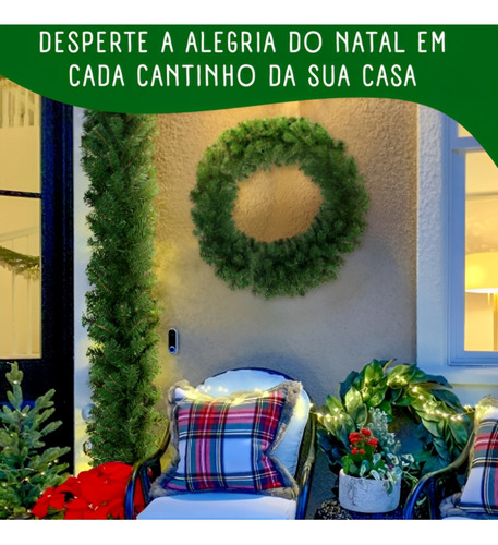 Festão Aramado Flexível 2,70 Metros Com 200 Galhos Decoração
