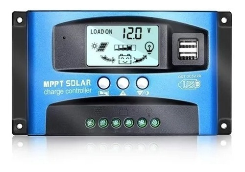 Regulador De Carga Solar Mppt 30a-100a 12v/24v, Controlador