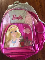 Comprar Mochila Barbie Excelente Estado Muy Poco Uso 3 Bolsillos Y
