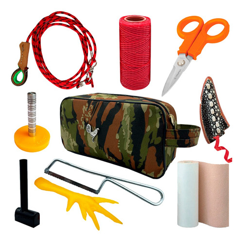 Kit 10 Accesorios Para Gallero - Amarrador Soltador Pro 