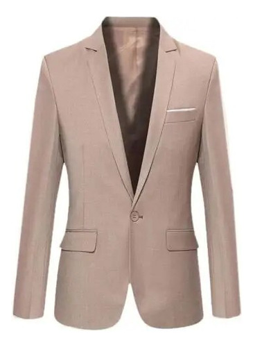 Traje Tipo Blazer Delgado Con Solapa Para Hombre, Talla Gran