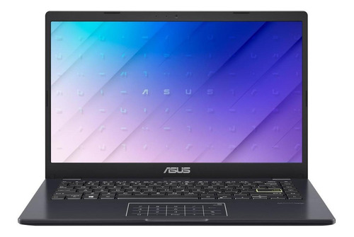 Imagen 1 de 8 de Laptop Asus VivoBook E410MA azul eléctrica 14", Intel Celeron N4020  4GB de RAM 128GB SSD, Intel UHD Graphics 600 60 Hz 1366x768px Windows 10 Home