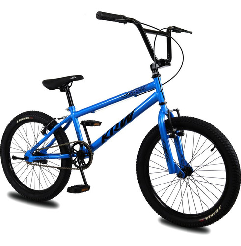 Bicicleta Aro 20 Krw Cross Bmx Cor Azul Escuro/Preto Tamanho do quadro Único