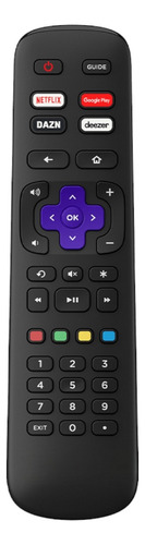 Controle Remoto Compatível Tv Semp Roku Smart Aoc Netflix