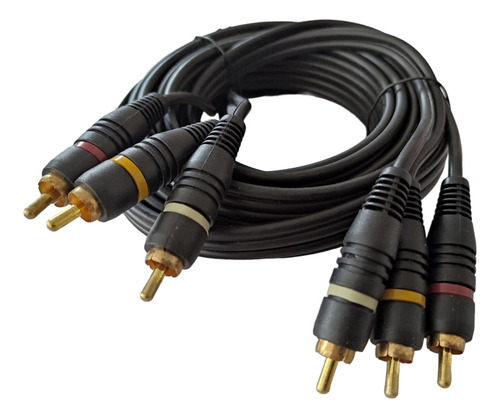 Cable 3 Rca De 3 Mts Best America Ca-520/10/ofc/btr