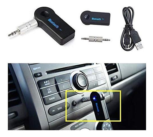 Receptor Bluetooth 5.0 Audio Inalámbrico Con Conector Aux 3.
