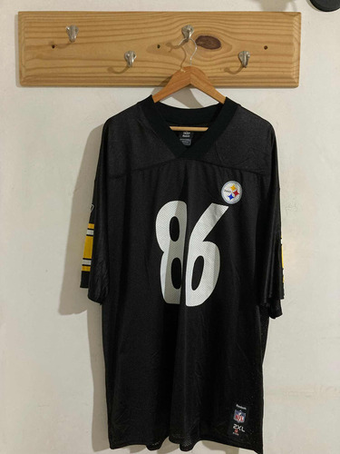 Camiseta Reebok Nfl Steelers Ward #86 Talle Xxl
